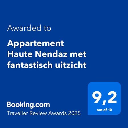 Appartement Haute Nendaz Met Fantastisch Uitzicht Bagian luar foto